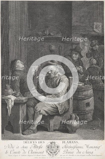 Délices des Flamans (Flemish delights),  1748-1807. Creator: Louis-Simon Lempereur.