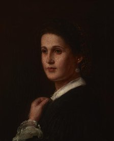 Portrait of Malwina Ramloff, Artist's Fiancée, before 1858. Creator: Wladyslaw Luszczkiewicz.