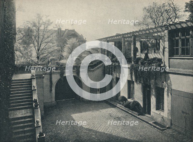 'Courtyard of Private House, 13 Boulevard Des Invalides, Paris. Alterations by Paul Huillard', c1927 Artist: Unknown.