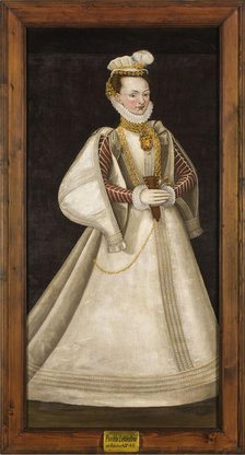 Portrait of Perchta of Rosenberg (1425-1476). Creator: Anonymous.