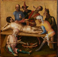 Martyrdom of St Bartholomew, after 1435. Creator: Stephan Lochner.