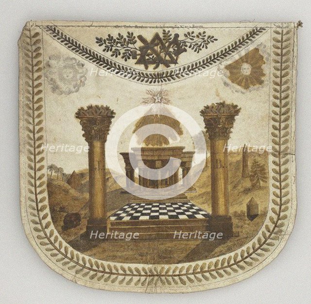 Masonic Master Apron, Russia.