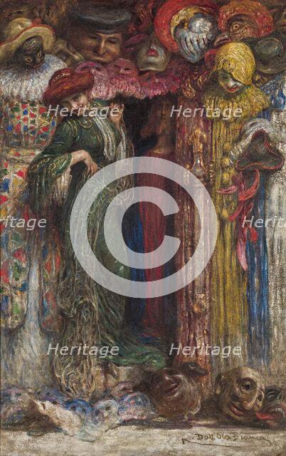 The Masks (The Politics), 1905. Creator: Dall'Oca Bianca, Angelo (1858-1942).