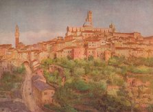 'Siena: A Town on a Hill', c1900 (1913). Artist: Walter Frederick Roofe Tyndale.