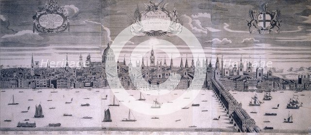 City of London, c1710. Artist: Anon