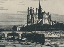 'Notre-Dame De Paris', 1919. Artist: Alfred Latour.