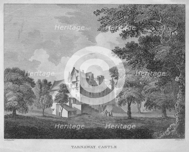 'Tarnaway Castle', 1804. Artist: James Fittler.