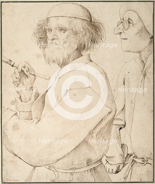 The Painter and the Buyer, c. 1565. Artist: Bruegel (Brueghel), Pieter, the Elder (ca 1525-1569)