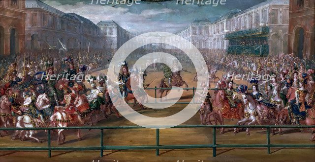 Le pompeux Carrousel des Galantes Amazones des Quatre Parties du monde. Artist: Martin, Jean-Baptiste (1659-1735)