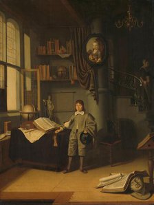Young Man in a Study, 1640-1650. Creator: Adriaen van Gaesbeeck.