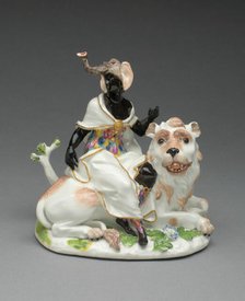 Allegorical Figure Representing Africa, Meissen, 1746. Creator: Meissen Porcelain.