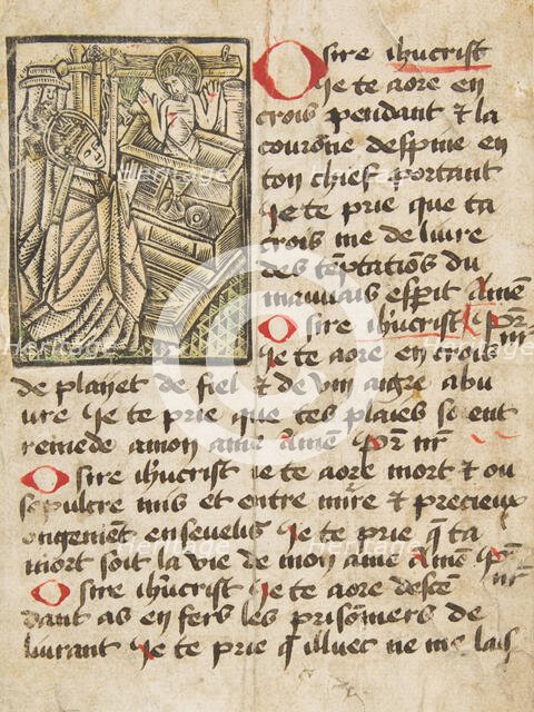 Mass of St. Gregory, 15th century., 15th century. Creator: Anon.