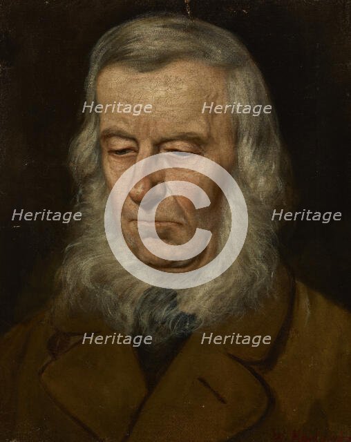 Study of the Head of an Old Man, c1890. Creator: Waclaw Koniuszko.