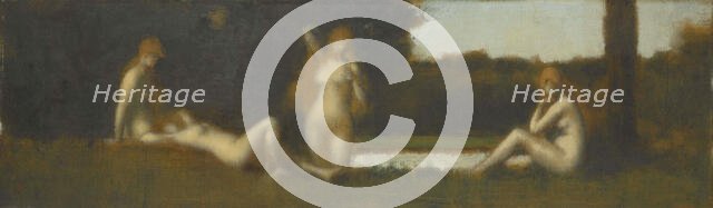 Nymphes à la sortie du bain, after 1877. Creator: Jean Jacques Henner.