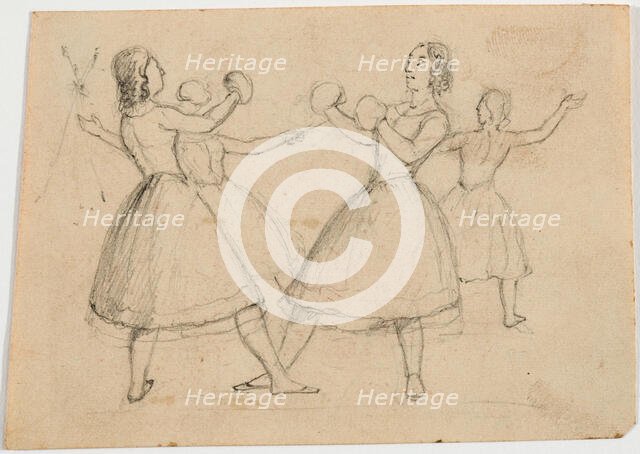 Women's Scientific Rights, c1820-1865. Creator: David Claypoole Johnston.