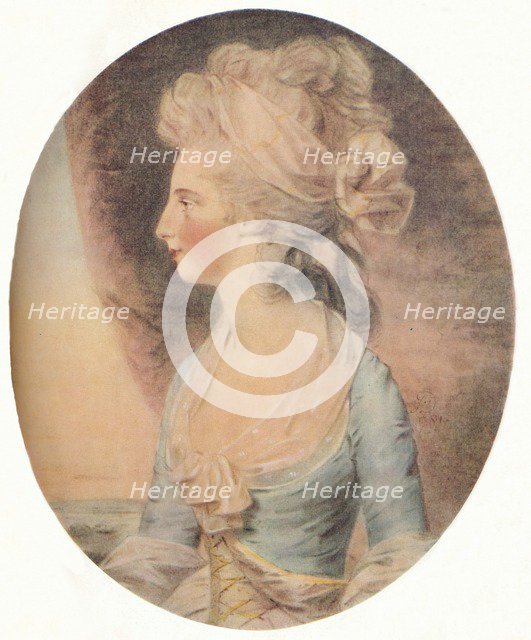 'Mary Isabella, Duchess of Rutland', c1781. Artist: John Downman.