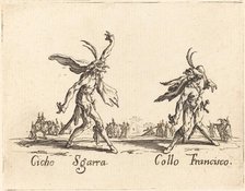 Cicho Sgarra and Collo Francisco, c. 1622. Creator: Jacques Callot.