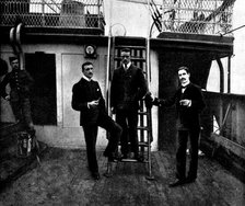 The Reinforcements for Uganda: officers of the Army Service Corps..., 1898. Creator: Lascelles.