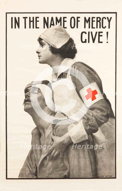 In the Name of Mercy Give!, 1917. Creator: Herter; Albert (1871-1950).