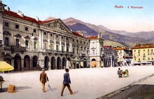Aosta - Il Municipio, 20th Century. Artist: Unknown