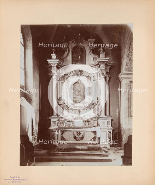 Church of the Holy Trinity - altar in the side aisle, Lezajsk, 1895-1905. Creator: Unknown.