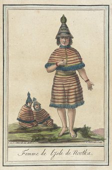 Costumes de Différents Pays, 'Femme de l'Isle de Nootka', c1797. Creators: Jacques Grasset de Saint-Sauveur, LF Labrousse.
