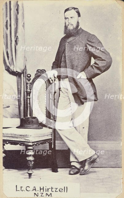 Lt. C.A. Hirtzell N.Z.M, c.1860. Creator: Unknown.