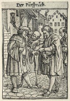 Dance of Death: The Advocate. Creator: Hans Holbein (German, 1497/98-1543).