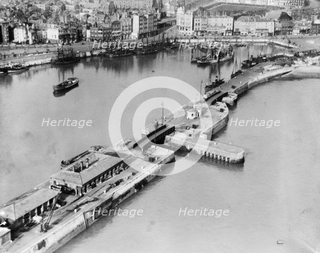 Royal Harbour, Ramsgate, Kent, 1920.  Artist: Aerofilms.