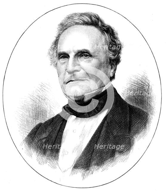 The late Mr. Babbage, 1871. Creator: Unknown.