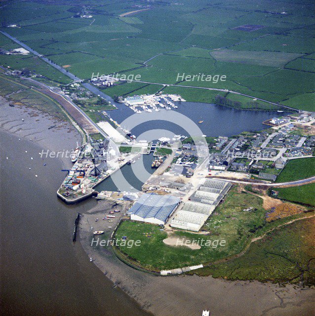 Glasson Dock, Lancashire, 1972. Artist: Aerofilms.