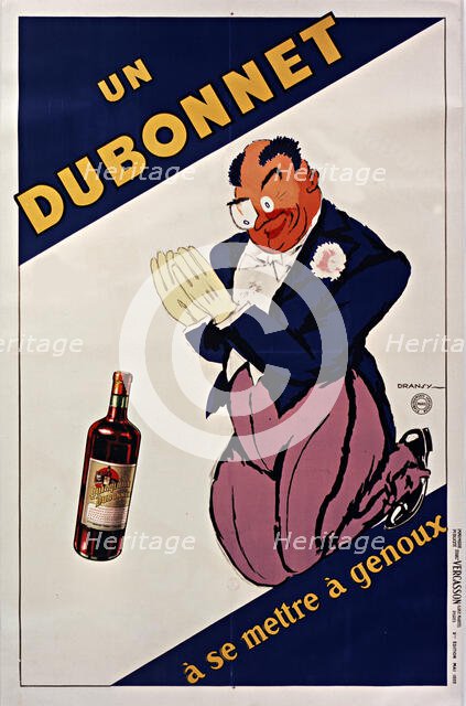 Un Dubonnet à se mettre à genoux , 1932. Creator: Dransy, Jules Isnard (1883-1945).