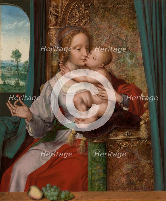 Madonna of the Cherries, about 1520-1525. Creator: Quentin Metsys I.