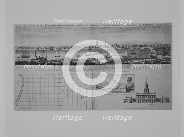 An East Prospect of the City of Philadelphia..., ca. 1768. Creator: George Heap.