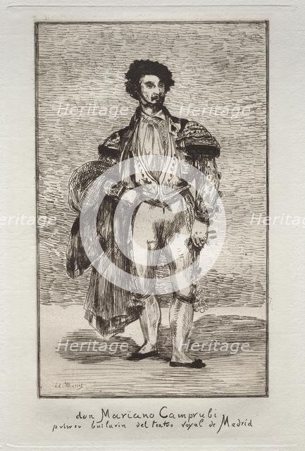 Le Bailarin ( Don Mariano Camprubi ). Creator: Edouard Manet (French, 1832-1883).