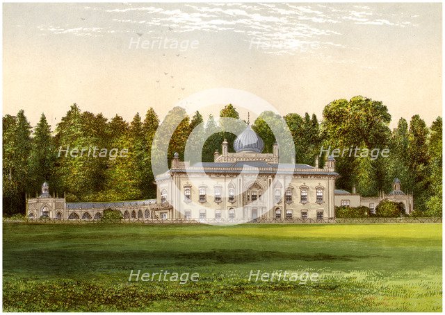 Sezincote, Gloucestershire, home of Baronet Rushout, c1880. Artist: Unknown
