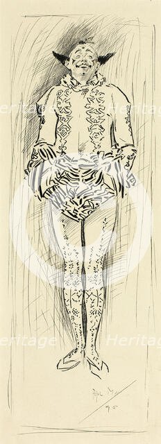 Pierrot, 1895. Creator: Philip William May.