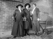 Suffragists Mrs. R. M. McLennan and Mrs. R.C. Burleson, 1913. Creator: Harris & Ewing.
