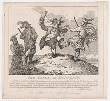 The Dance on Dun-Can (Picturesque Beauties of Boswell, Part the Second), May 15, 1786., May 15, 1786 Creator: Thomas Rowlandson.