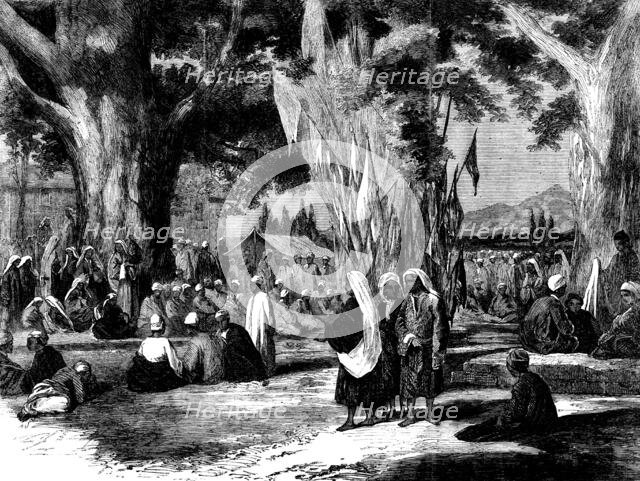 Hindoo Festival, Cashmere - from a photograph by W. J. Carpenter, Jun., 1858. Creator: Unknown.