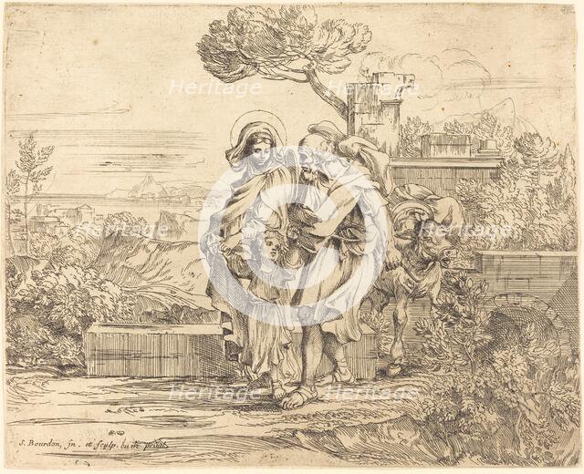 The Rest on the Flight into Egypt. Creator: Sébastien Bourdon.