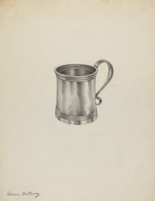 Silver Mug, c. 1938. Creator: Aaron Fastovsky.