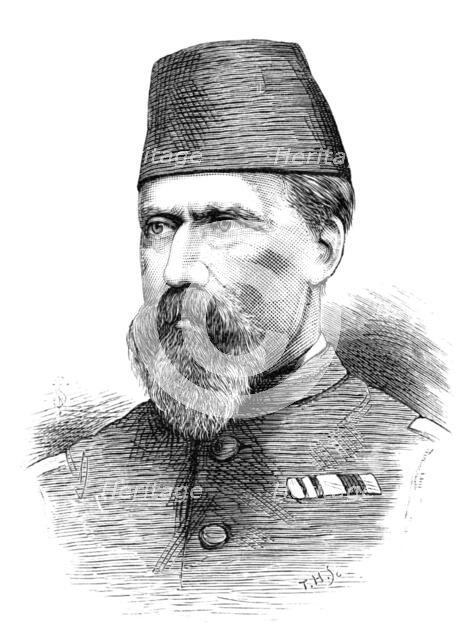 Hicks Pasha (Major-General Hicks), Commander of the Egyptian Army destroyed in the Sudan, 1883. Creator: Unknown.