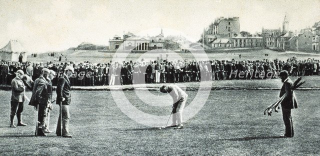 Golfers at the Open Championship, St Andrews, Scotland, 1890. Artist: Unknown