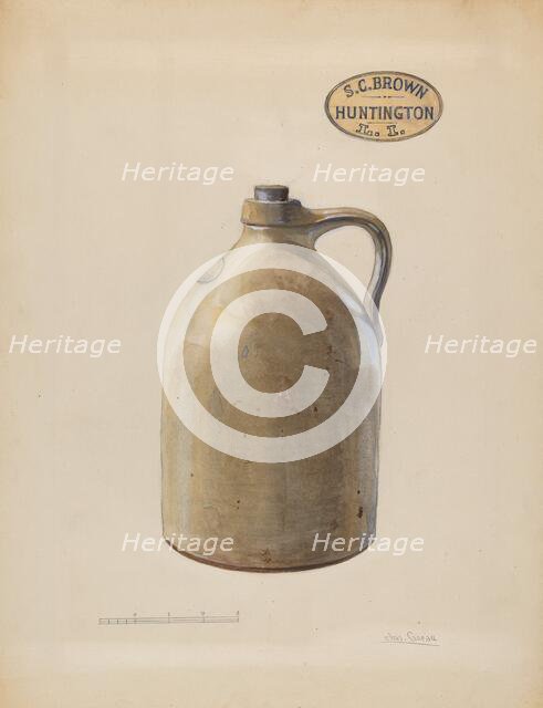 Jug, c. 1936. Creator: Charles Caseau.