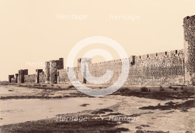 Aigues-Mortes, ca. 1859. Creator: Edouard Baldus.