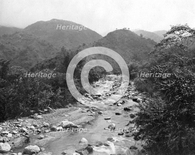 The Wag-River, Castleton, Jamaica, c1905.Artist: Adolphe Duperly & Son
