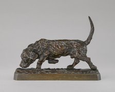 Walking Terrier, late 19th-early 20th century. Creator: Pierre Nicholas Tourgueneff.