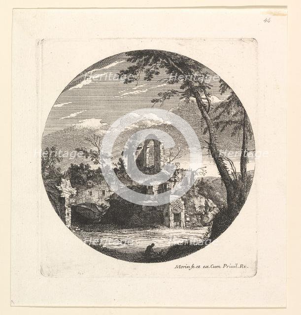 Les Ruines au Fond. Creator: Jean Morin.