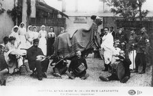 Improvised camel, auxiliary hospital, Rue Lafayette, Paris, France, World War I, 1914-1918. Artist: Unknown